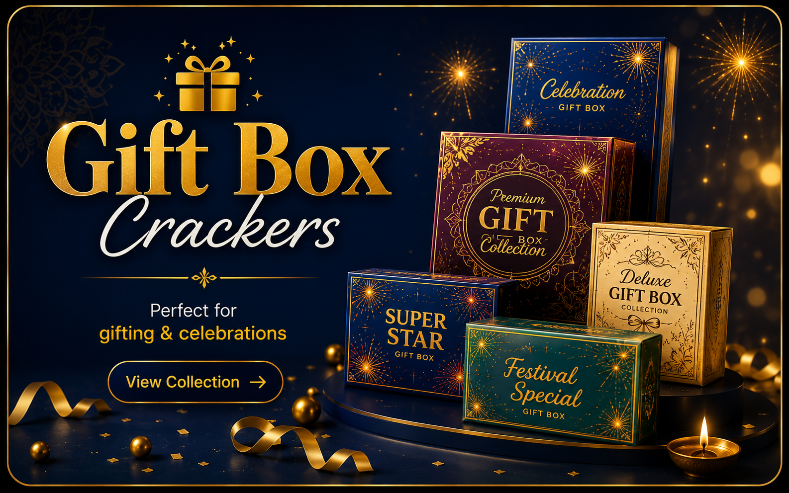 Gift box crackers